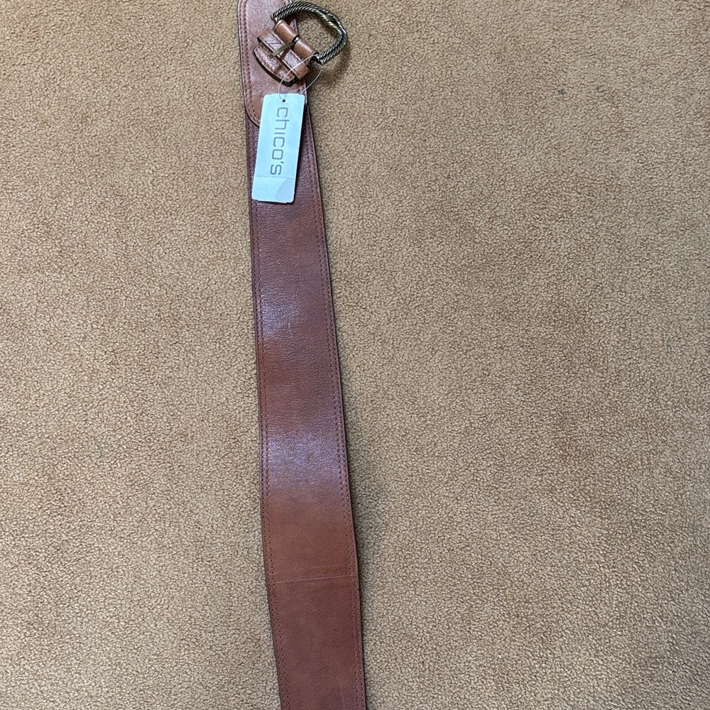 Chico's Brown Leather Belt